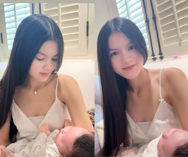 Con gái của Phương Lê yêu thương em chung nửa huyết thống.