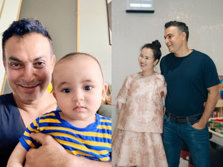 Chồng Ấn Độ của Võ Hạ Trâm tất bật chăm 2 con giống hệt bố khi vợ vắng nhà, nữ ca sĩ tâm đắc: "Tiết kiệm FaceID"