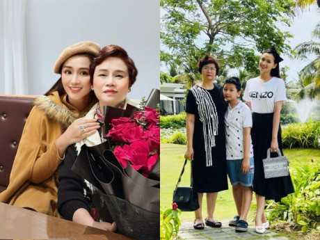 Mẹ ruột "nữ diễn viên giàu nhất miền Bắc" là Hoa khôi đẹp nức tiếng Hà thành, tuổi xế chiều sống sung túc bên con gái