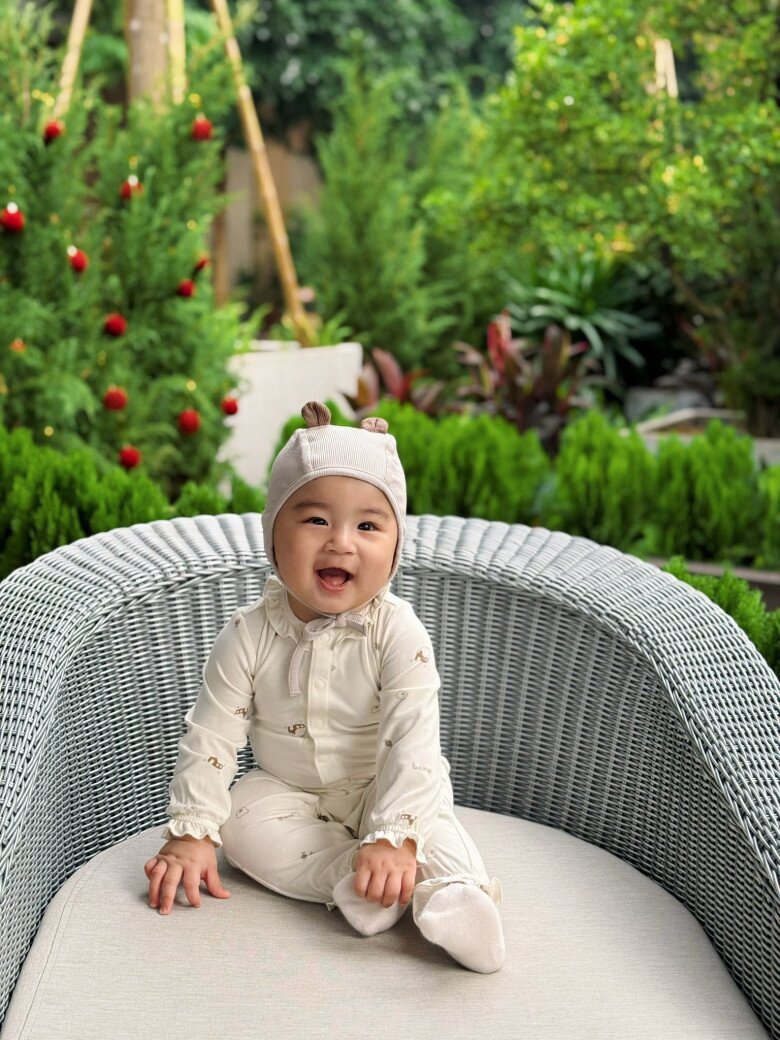Con trai đầu lòng của MC Mai Ngọc phát triển vượt trội so với các bạn cùng trang lứa.