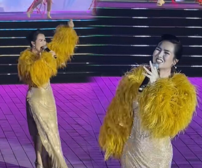 Võ Hạ Trâm chạy show countdown ở Nghệ An.