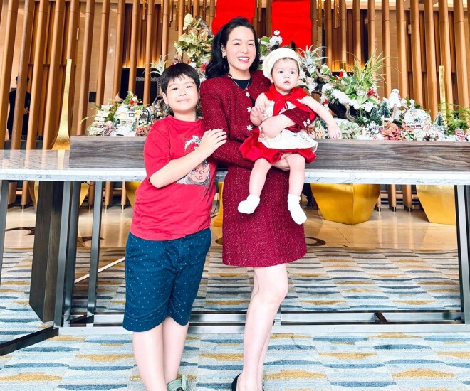 Nhật Kim Anh làm mẹ đơn thân, nuôi 2 con chung nửa huyết thống.