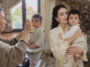 Giải trí - MC Mai Ngọc "áp lực" khi phục vụ quý tử từng bữa, "thiếu gia Bắc Ninh" háu ăn bảo sao phát triển vượt trội