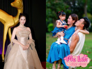 Giải trí - Mẹ bỉm Vbiz "chạy show" nước ngoài: Diễm My 9X "trắng phát sáng" trên thảm đỏ ở Đức, Kha Ly gửi ái nữ về quê ngoại