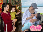Giải trí - Mẹ bỉm đơn thân nuôi con lai "chạy show": Nhật Kim Anh sớm cho ái nữ tự lập, Lan Phương bế con đi quay