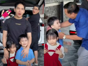 Giải trí - Thanh Đoàn và Hà Trí Quang đưa 2 con về thành phố chăm sóc, ông bà nội miền Tây quyến luyến ôm hôn cháu