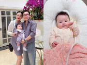 Giải trí - Con gái Phương Lê lần đầu được bố mẹ cho đi tiệc, lúc nào cũng cười khanh khách khiến vợ chồng NSƯT Vũ Luân tự hào