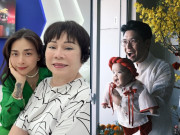 Mẹ ruột Ngô Thanh Vân mê đắm cháu ngoại bụ bẫm, bé Gạo giống bố như đúc còn rõ nét thông minh