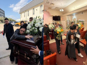 Giải trí - Khoảnh khắc đau lòng trong tang lễ của Kasim Hoàng Vũ