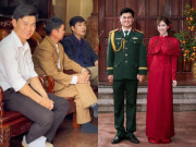 Giải trí - Gia đình Thăng Văn Cương sang nhà Hoà Minzy thưa chuyện, nam Đại úy "toát mồ hôi" khi ngồi trước bố vợ