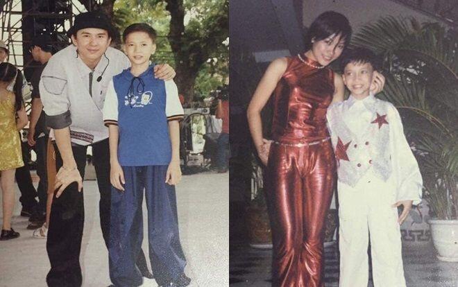 Nam ca sĩ biểu diễn cùng dàn nghệ sĩ nổi tiếng vào những năm 2000.