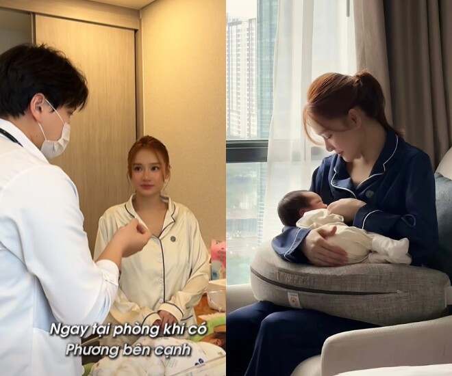 Nhã Phương chi gần nửa tỷ đồng để thuê dịch vụ bảo mẫu chăm sóc sau sinh.