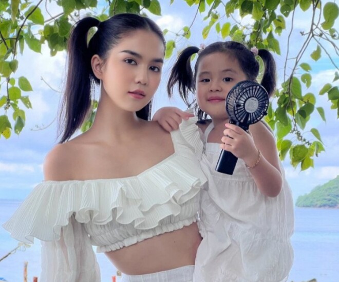 Ngọc Trinh thương anh trai cảnh “gà trống nuôi con” nên đã phụ giúp chăm sóc cháu gái.