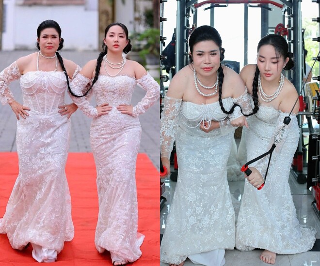 Lê Dương Bảo Lâm khoe mẹ ruột và vợ thân thiết như chị em song sinh.