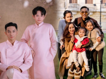 Phan Hiển cảm ơn Khánh Thi vì sinh ra cậu quý tử tài giỏi, tự hào có con trai đẹp và cao hơn bố