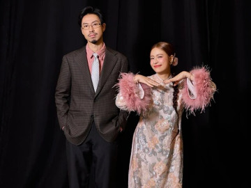 Chụp hình Tết cùng Đen Vâu, Hoàng Thùy Linh gọi khoảnh khắc chung đôi là "vị nhà"