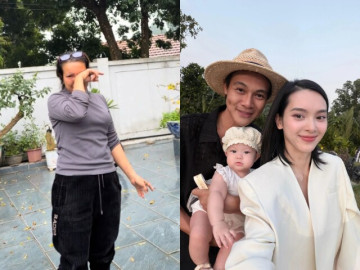 Quỳnh Lương gây sốt với video "mẹ khóc tiễn con gái sau Tết"