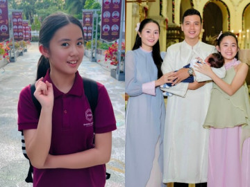Grammy con gái Thanh Hiền được tuyên dương trên "Đại lộ Danh vọng" của trường quốc tế, đoạt giải Bạc kỳ thi tiếng Anh