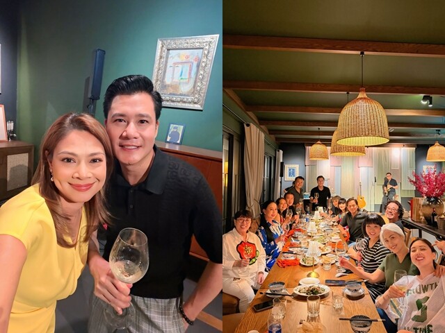 Sao Việt 24h: Quang Dũng mở tiệc trong biệt thự 400m² thiết đãi bạn bè nghệ sĩ, Thanh Thảo thoải mái bên người cũ