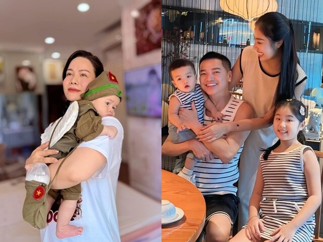 Giải trí - 2 con sao Việt theo họ mẹ: Ái nữ lai nhà Nhật Kim Anh đi học từ sớm, Quang Minh và vợ trẻ có tổ ấm mới