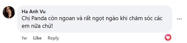 Hà Anh khen ngợi con gái của Hương Giang là ngoan ngoãn.