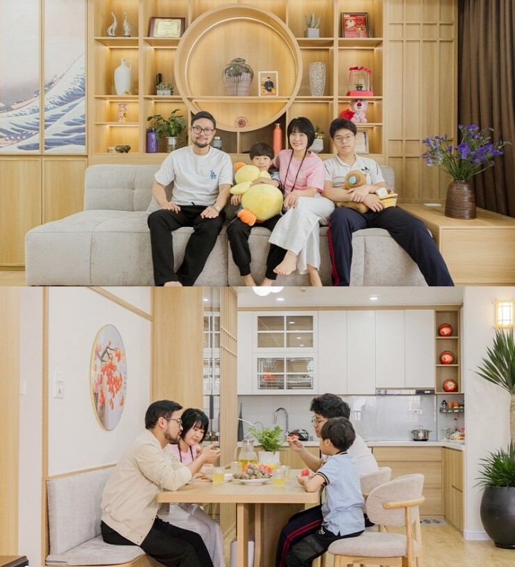 Nam nghệ sĩ hiếm hoi chia sẻ hình ảnh của gia đình nhỏ.