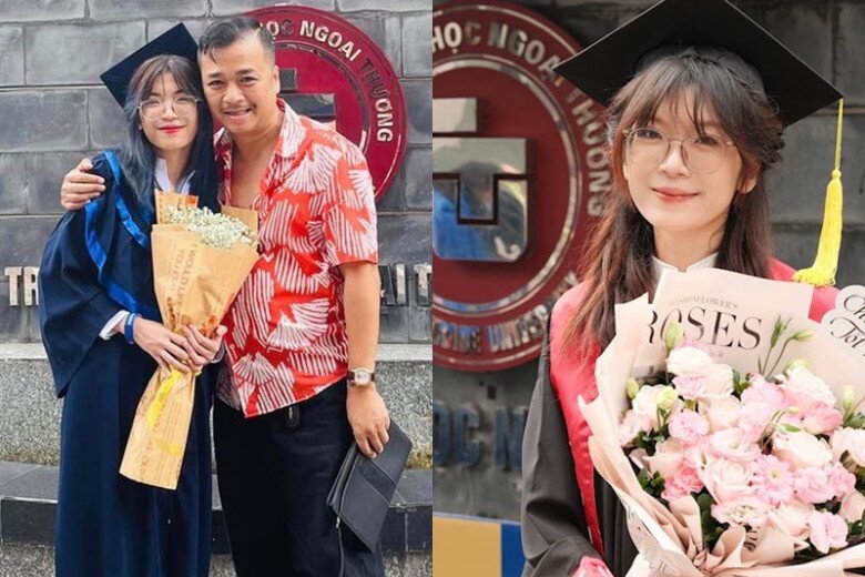 Con gái của NSƯT Tiến Minh vừa xinh đẹp, vừa học giỏi.