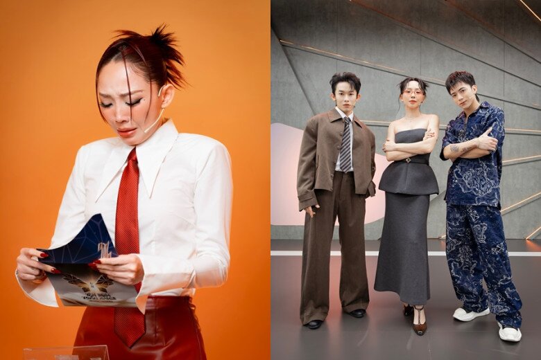 Tóc Tiên khoe gu thời trang trong chương trình Tân binh toàn năng.