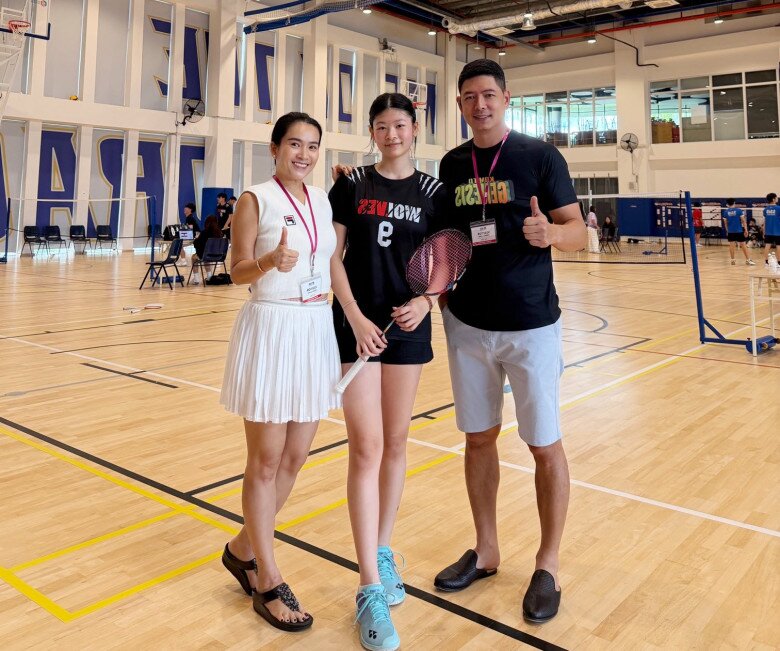 An Nhiên sở hữu chiều cao nổi bật cùng năng khiếu chơi thể thao. 