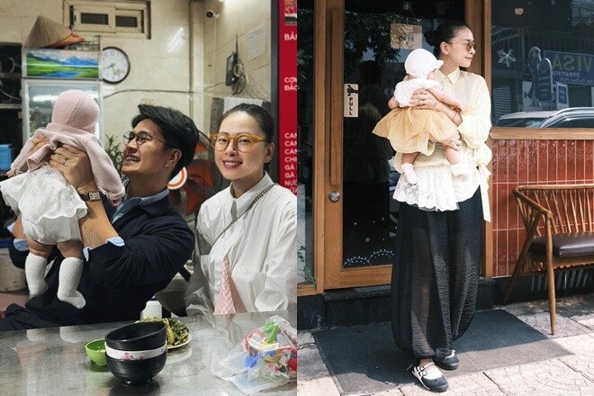 Ái nữ của Ngô Thanh Vân được mẹ sắm nhiều bộ váy điệu đà như công chúa.