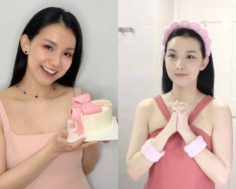 Thùy Lâm giữ được nhan sắc trẻ trung, rạng rỡ sau nhiều năm đăng quang.