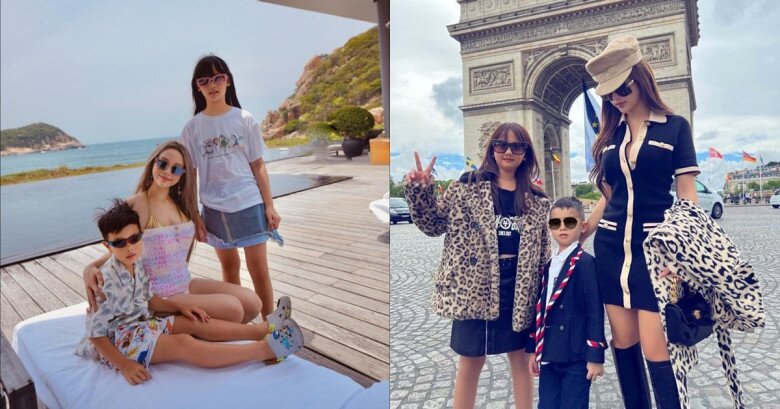 Các con của Huyền Baby hiếm khi xuất hiện trước truyền thông, có cuộc sống đáng mơ ước.