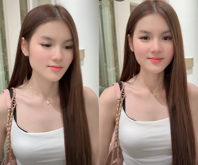 Nhan sắc của con gái Phương Lê nhận được nhiều sự chú ý.