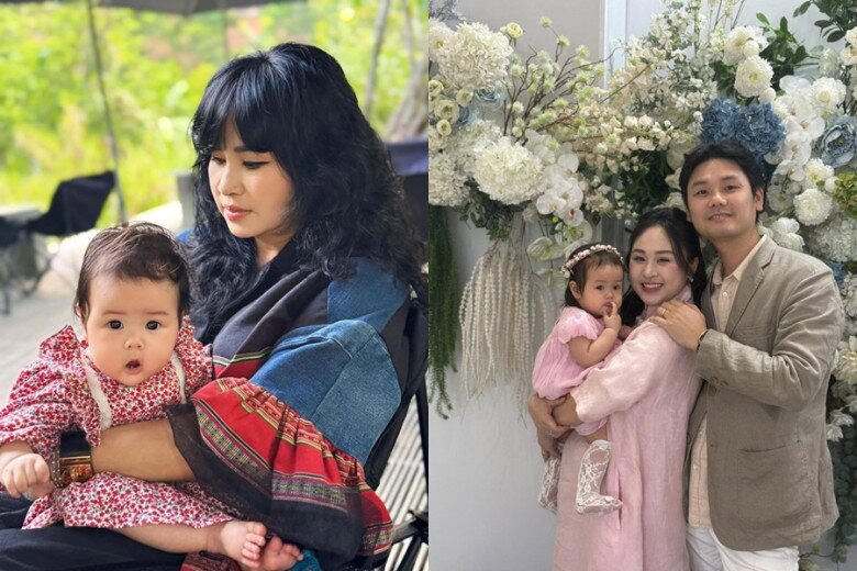 Bé Bao Bao có ngoại hình đáng yêu, cặp má căng tròn.