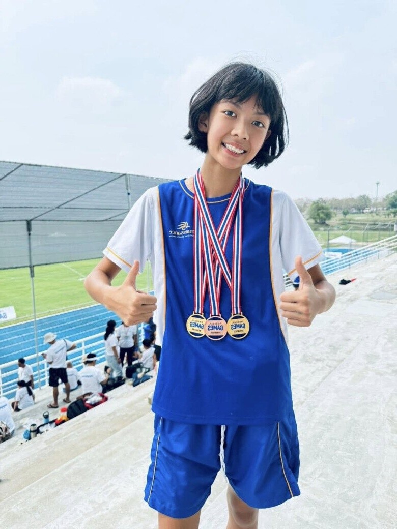 An Như giành được 5 huy chương trong 1 ngày khi sang Thái Lan tham gia giải đấu.