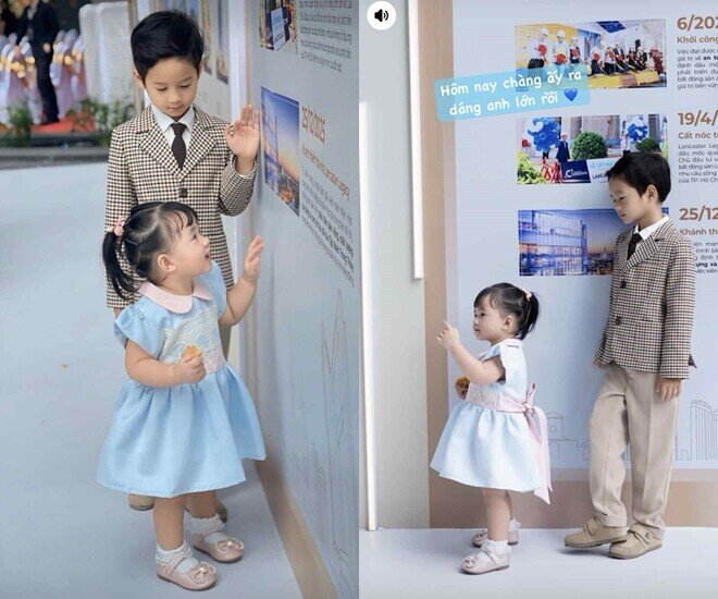 Quý tử của Đặng Thu Thảo càng lớn càng điển trai.