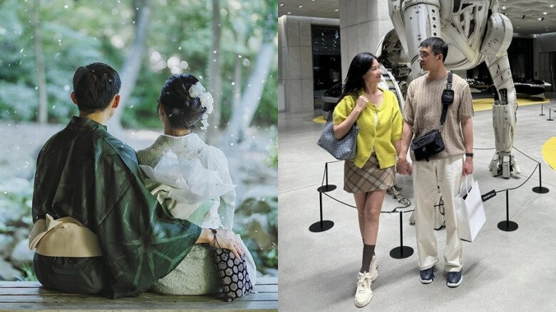 Vợ chồng Midu cùng nhau đi du lịch nhiều nước.