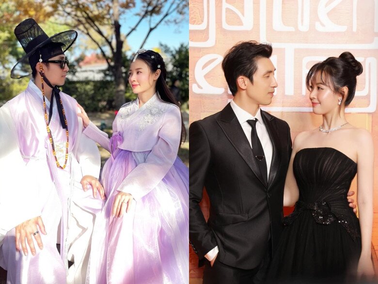 Thiếu gia ngành nhựa luôn theo sát, đồng hành cùng vợ trong nhiều sự kiện.