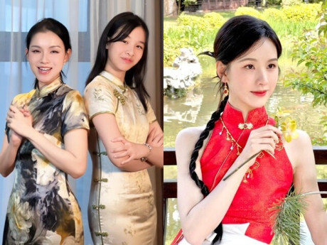 Hoa hậu Thùy Lâm đứng với con gái nhìn hệt 2 chị em, ái nữ 13 tuổi có ngoại hình như "bạch nguyệt quang xứ Trung"