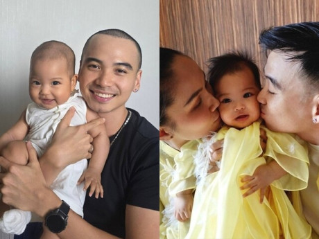 Sao Việt 24h: Ông xã của Hoa hậu H'Hen Niê tự tay cạo tóc cho con gái, em bé Ê Đê thành "sao y bản chính"