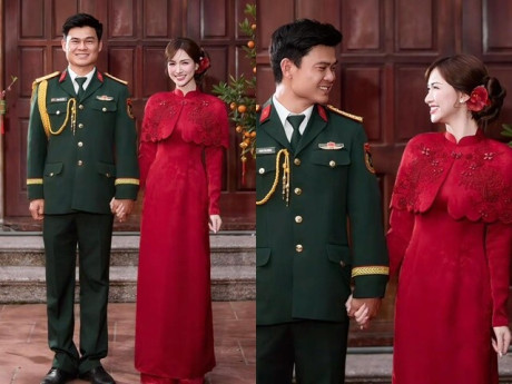 Ca sĩ Hòa Minzy công khai bạn trai là quân nhân?