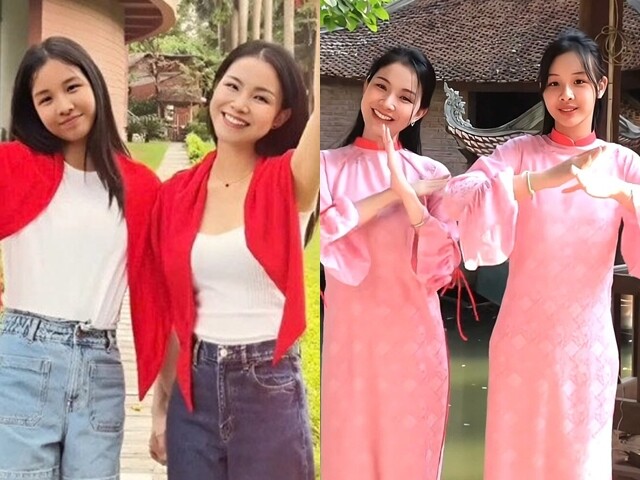 Thùy Anh thừa hưởng nhan sắc từ mẹ hoa hậu.