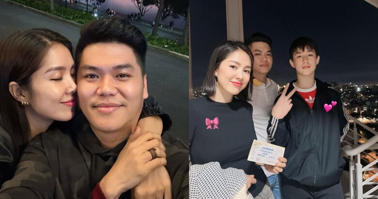 Lê Phương cho biết Trung Kiên luôn quan tâm đến mọi thành viên trong gia đình.