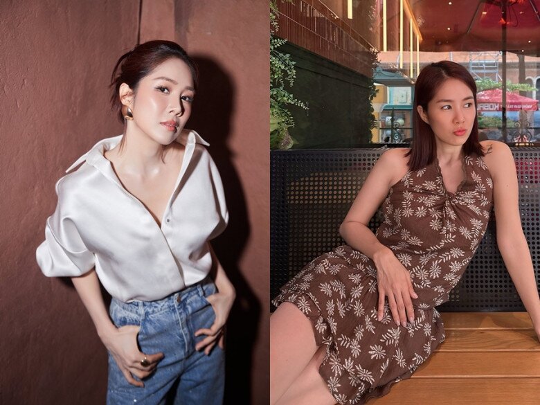 Lê Phương được khen ngày càng trẻ đẹp, quyến rũ.