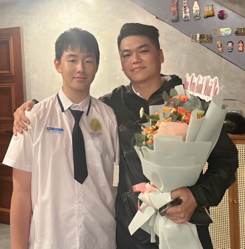 Trung Kiên chăm sóc, dạy dỗ Cà Pháo vô cùng chu đáo.