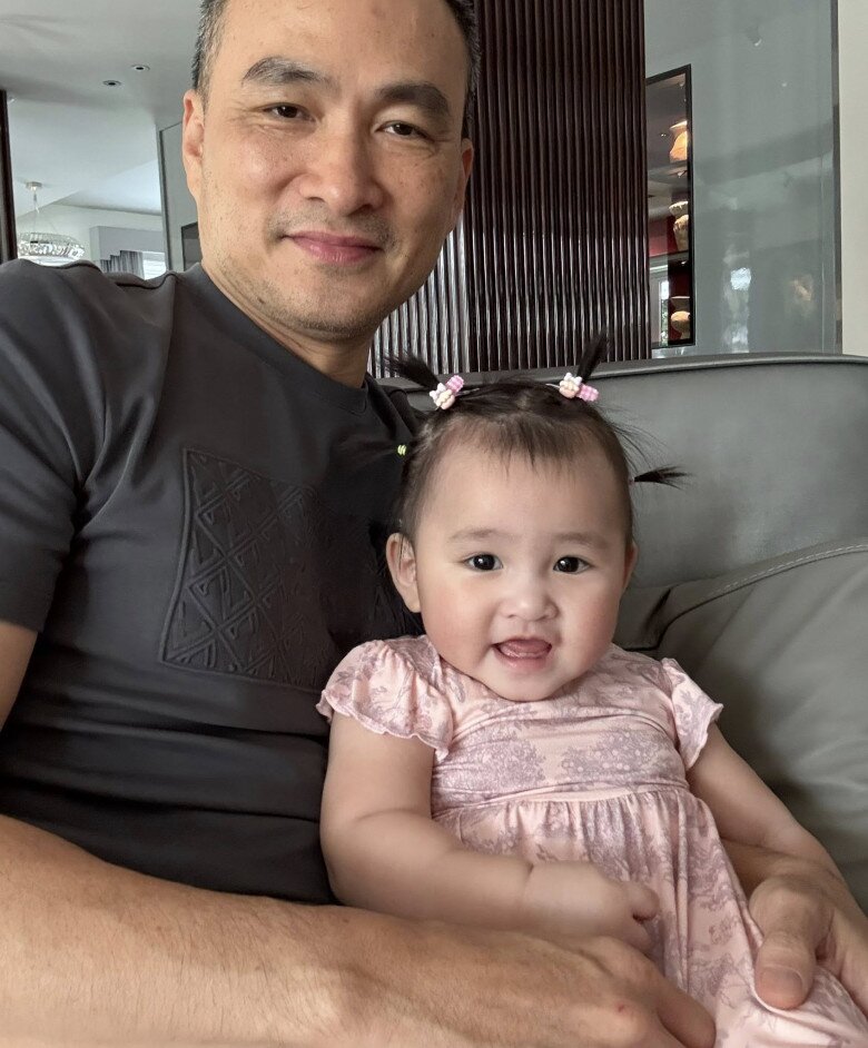 Cô bé Gia Linh là bản sao của bố.