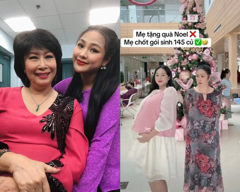 NSƯT Kim Phương rất thân thiết với con dâu.