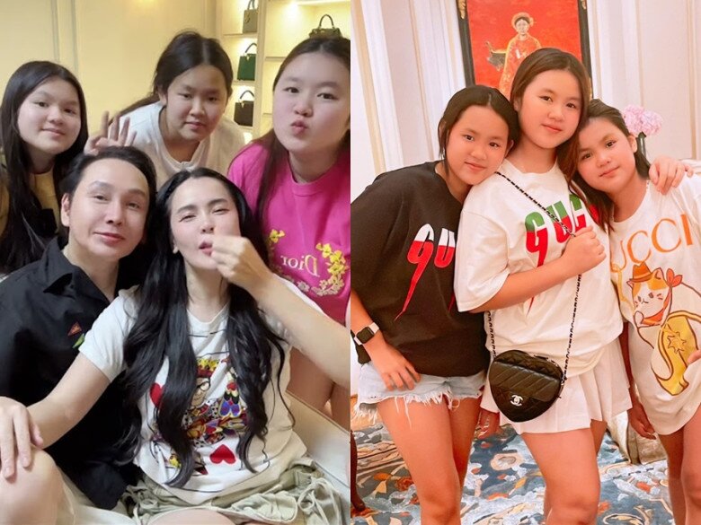 Phương Lê có 3 con gái sau cuộc hôn nhân đầu.