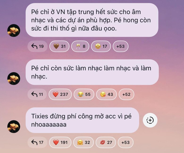 Tóc Tiên phủ nhận tin đồn tham gia show ở Trung Quốc.