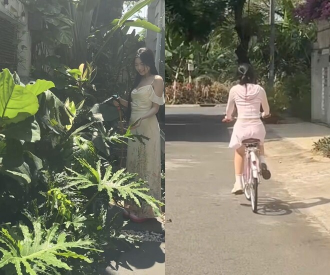 Mỗi hoạt động của Lọ Lem đều nhẹ nhàng chuẩn nàng thơ.